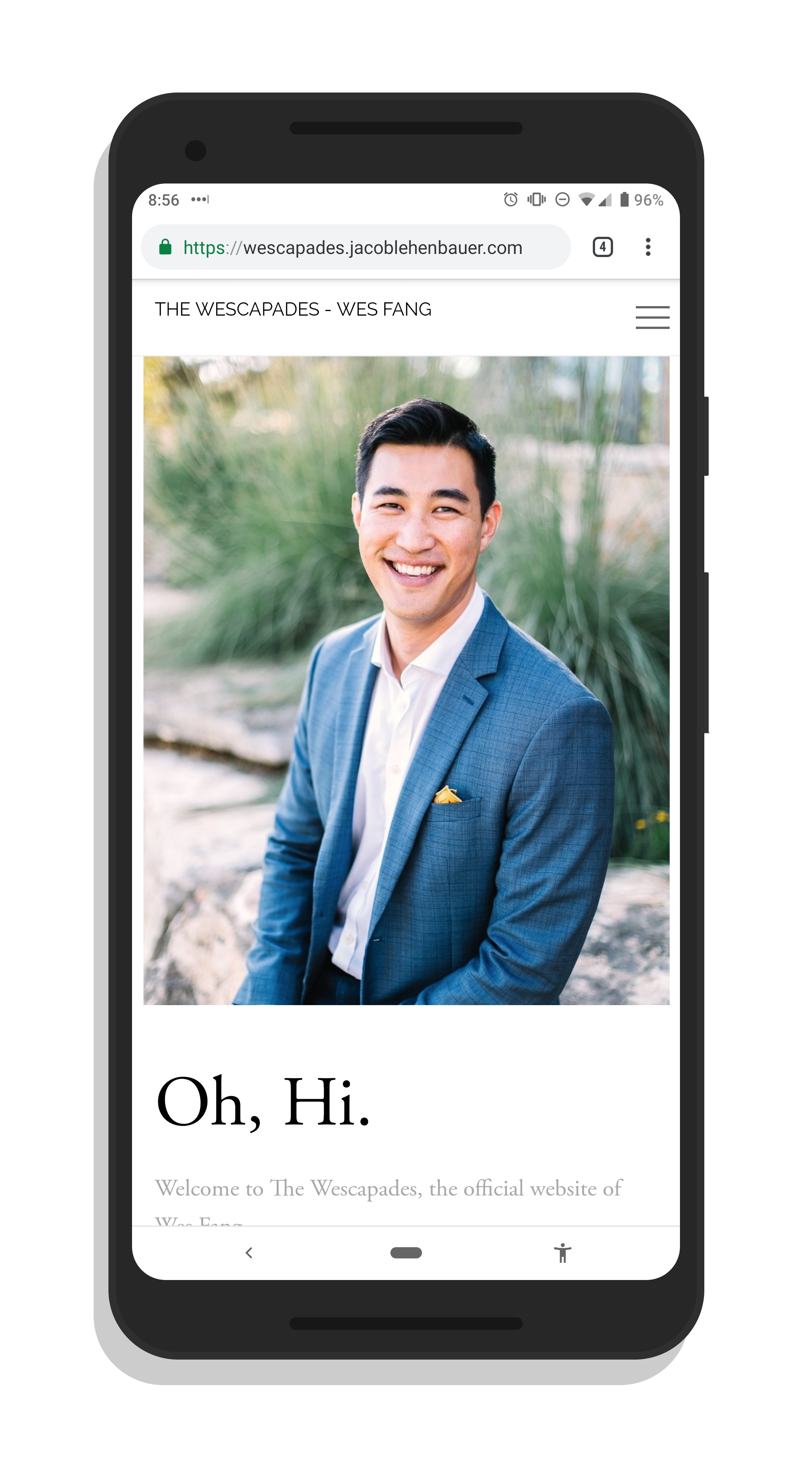 Ergo Experiential Mobile Wordpress Development Example